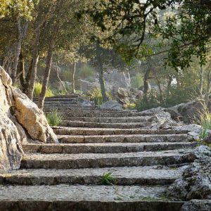 escalera senderismo mallorca