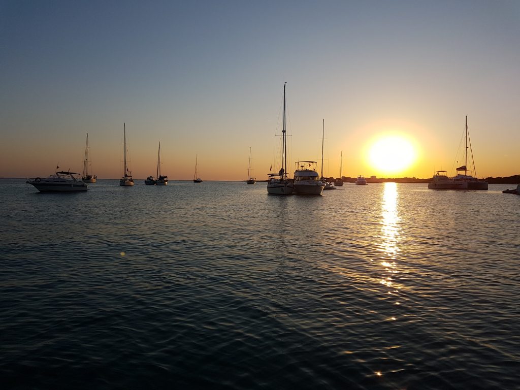 nocher en el barco mallorca