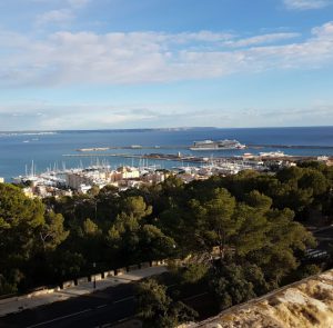 panorama blick aus Bellver Schloss