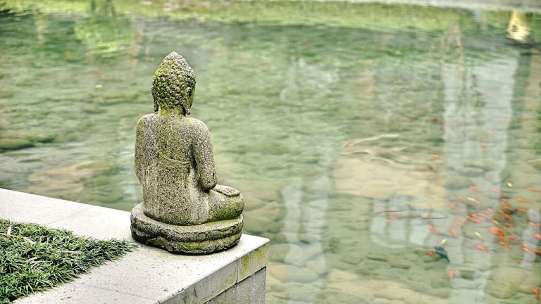 buda equilibrio en decoración