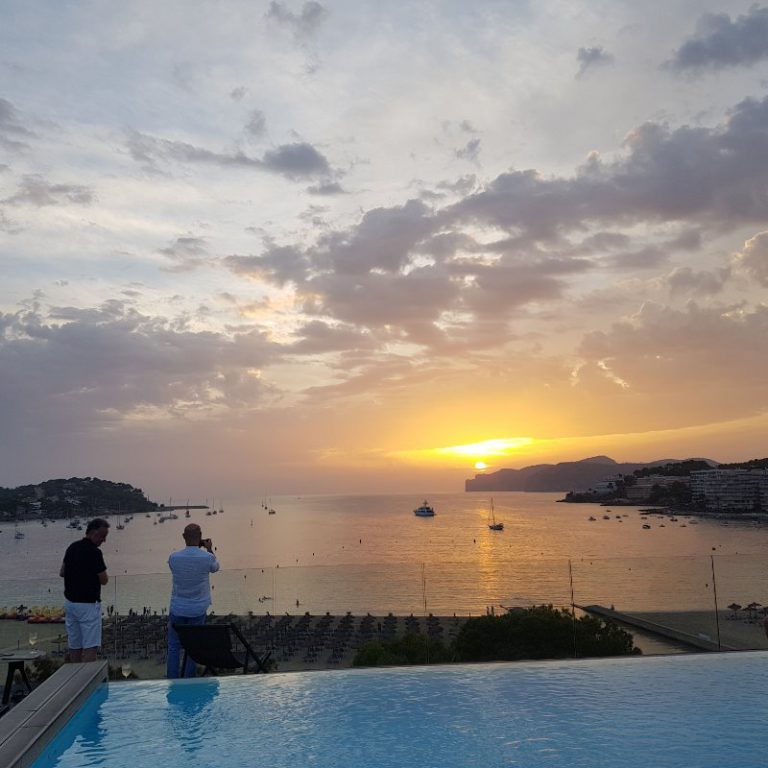 vista de santa ponsa desde hotel del mar