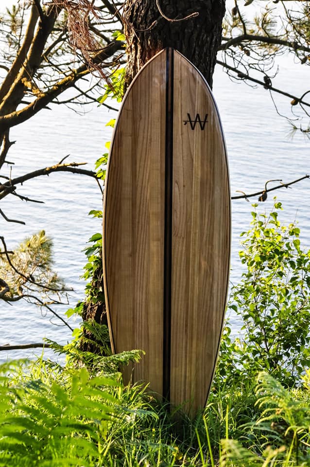 Tabla de surf en madera - Tu Decoración Original