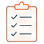 Icono de portapapeles con lista de tareas